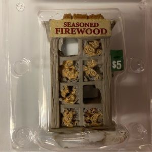Seasoned Firewood Christmas Village Figurine
